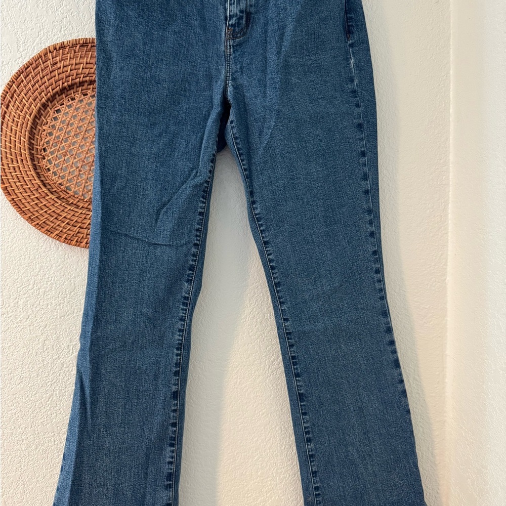 Ralph Lauren Blue Flare Wide Leg Jeans